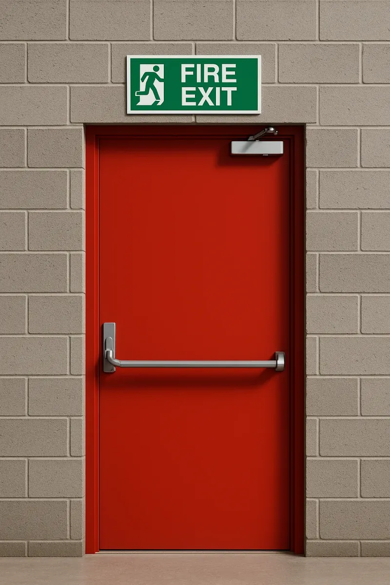 fire exits - professional steel doors available in lancaster from UK manufacturers
